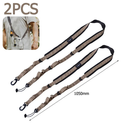 Adjustable Camping Shoulder Straps – Durable Webbing Loop Carry System for Hiking, Outdoor Gear & Travel