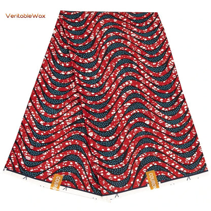 African Ankara Wax Print Fabric - Retro Double Print Patchwork Sewing Material for DIY Clothing