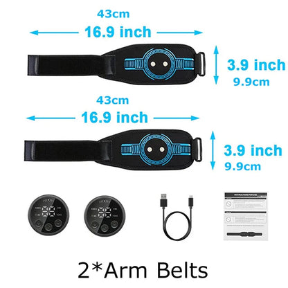 Smart Abdominal Muscle Trainer — EMS Toning Belt for Abs, Arms, and Legs Home Fitness Massage Equipment