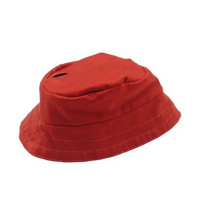 Solid Color Fisherman Hat for 17cm Labubu Doll – Cotton Doll Accessories (Hat Only, No Doll Included) | Cute Collectible Outfit Accessory