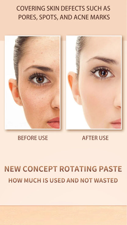 Ocheal Face Foundation Contour Stick – Long-Wear Lightweight Concealer & Blemish Brightening Makeup