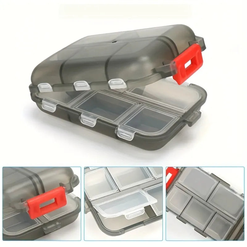 Portable Tcare Travel Pill Organizer: Moisture-Proof Pocket Purse Daily Pill Case for Medicine & Vitamins - Compact Pill Box Container