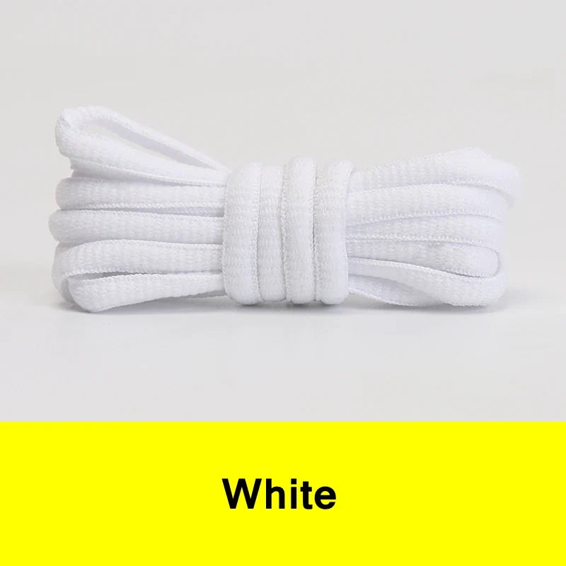 Oval & Semicircle Sneakers Shoe Laces – Classic Woven Round Shoelaces for Adult Unisex Casual & Sports Shoes