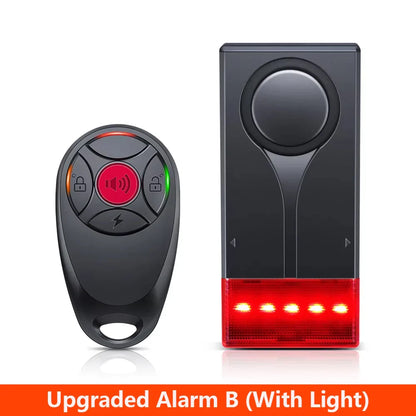 Awapow Wireless 110dB Vibration Bike Alarm with Remote Anti-Theft Home & Window Security