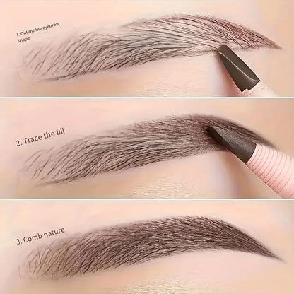 Tear-Off Pull Line Eyebrow Pencil – No Sharpening, Natural Color, Sweat & Smudge Proof Eyebrow Pencil