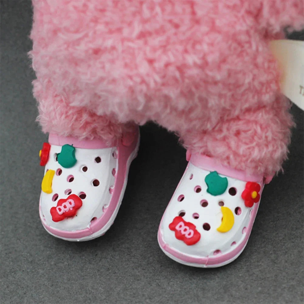 LABUBU 3.0 Slipper Shoes for 17cm Cotton Dolls – Casual Sports Boots & DIY Doll Accessories