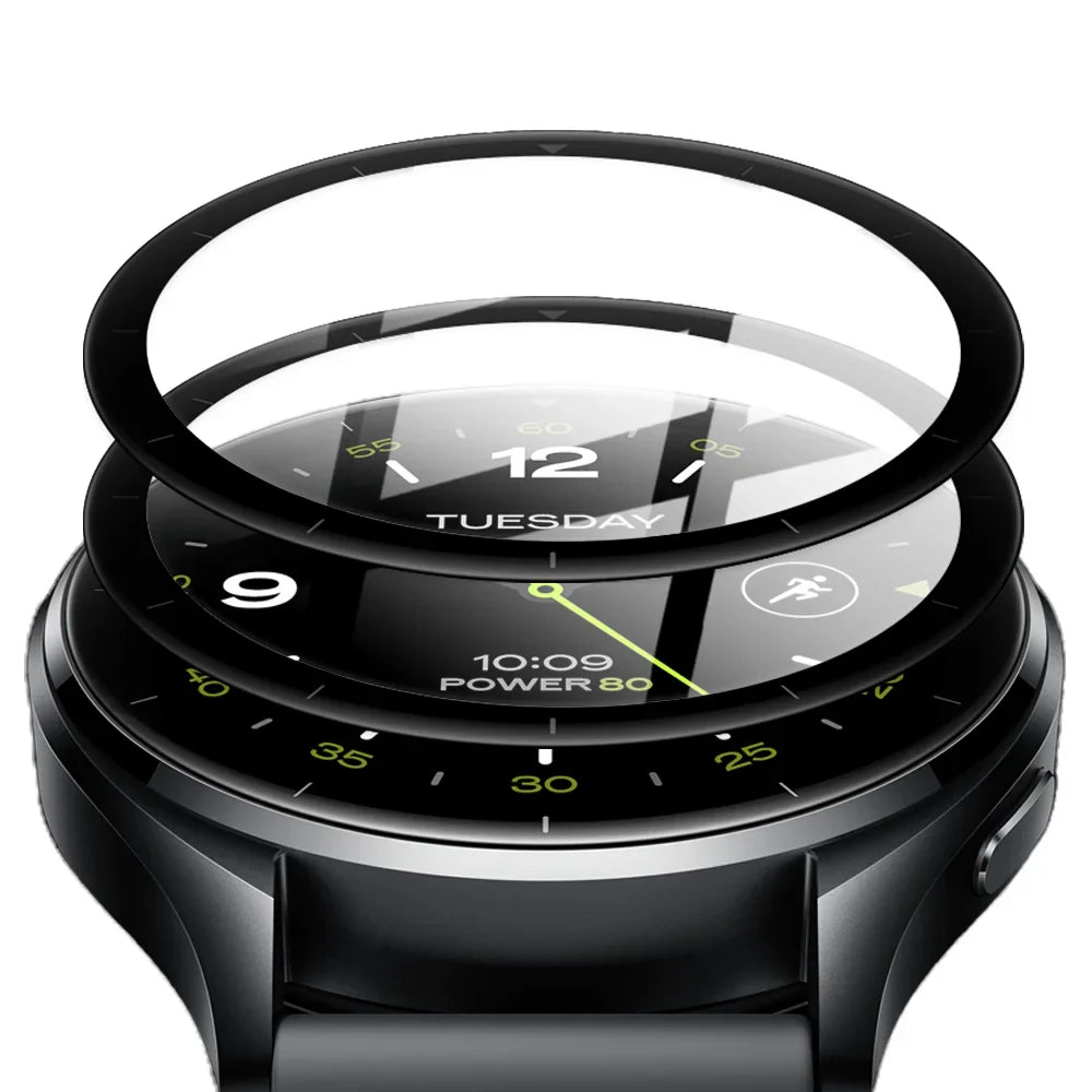 5D Protective Film for Xiaomi Mi Watch 2 — Full Coverage Anti-Scratch Screen Protector (Not Glass)