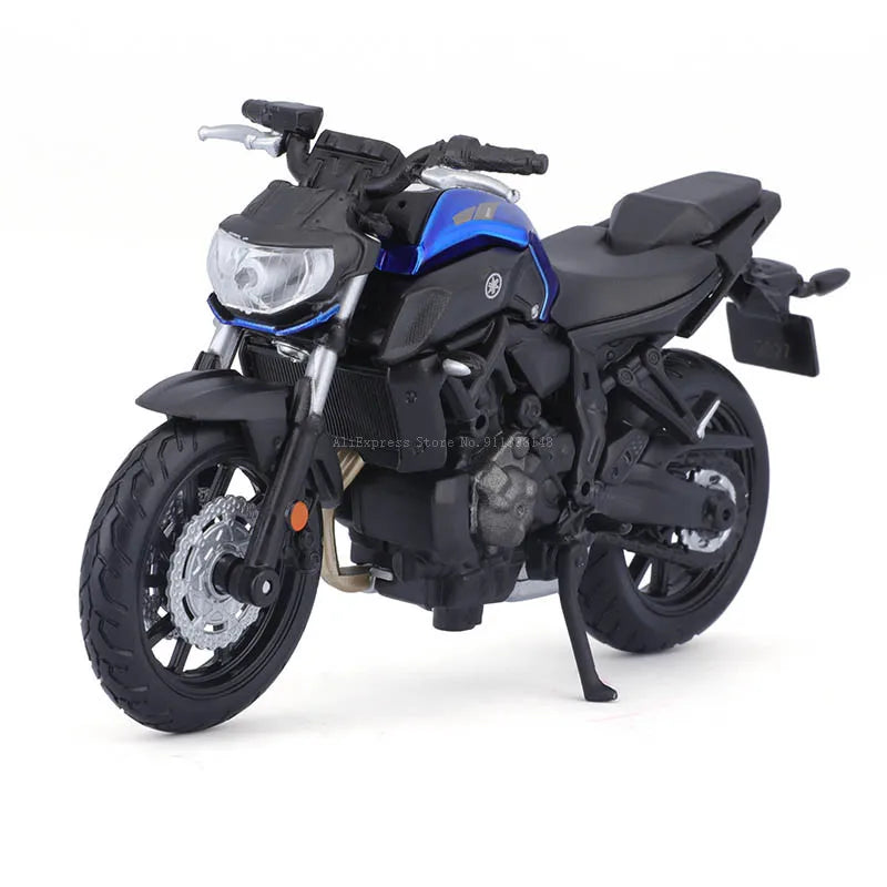 Maisto 1:18 Alloy Motorcycle Model – Yamaha MT-07/MT-10, Ducati, Kawasaki, KTM, Suzuki, BMW