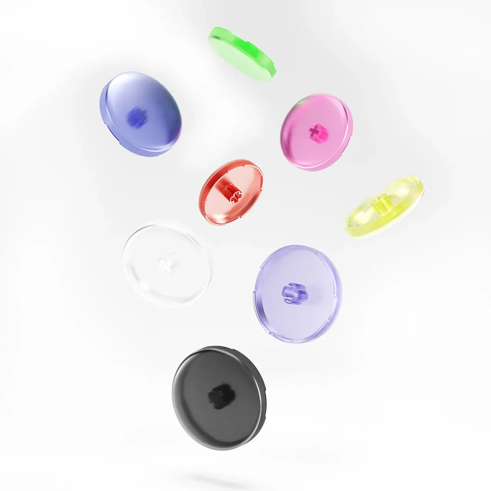 Haute42 Hitbox Cross Keycaps – 25.8mm Low-Profile DIY Button Caps for Leverless Arcade & Kailh Switch