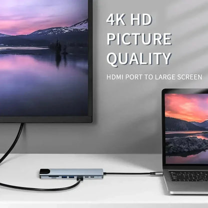 USB-C Hub Thunderbolt 3 Docking Station Splitter – Laptop Adapter for MacBook Air M1 & iPad Pro