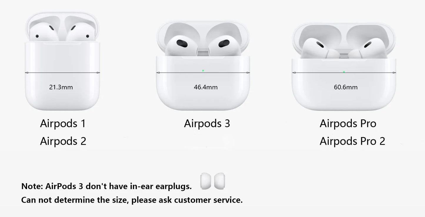 Cute Silicone AirPods Case with Strap — Fits AirPods (1st–4th Gen), AirPods Pro & AirPods Pro 2 (Soft Protective Cover)
