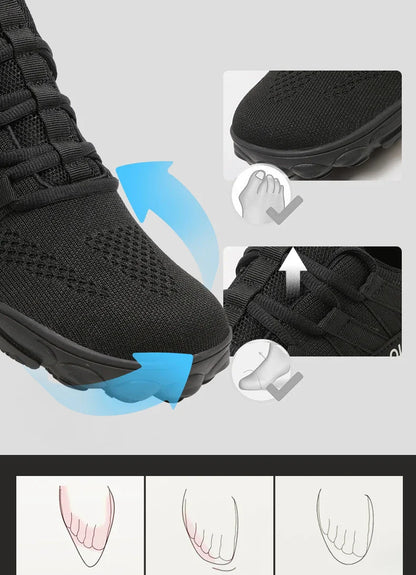 New Plus Size Hiking Shoes – Wide Palm Outdoor Sports & Barefoot Casual Shoes for Couples, Indoor Yoga & Fitness