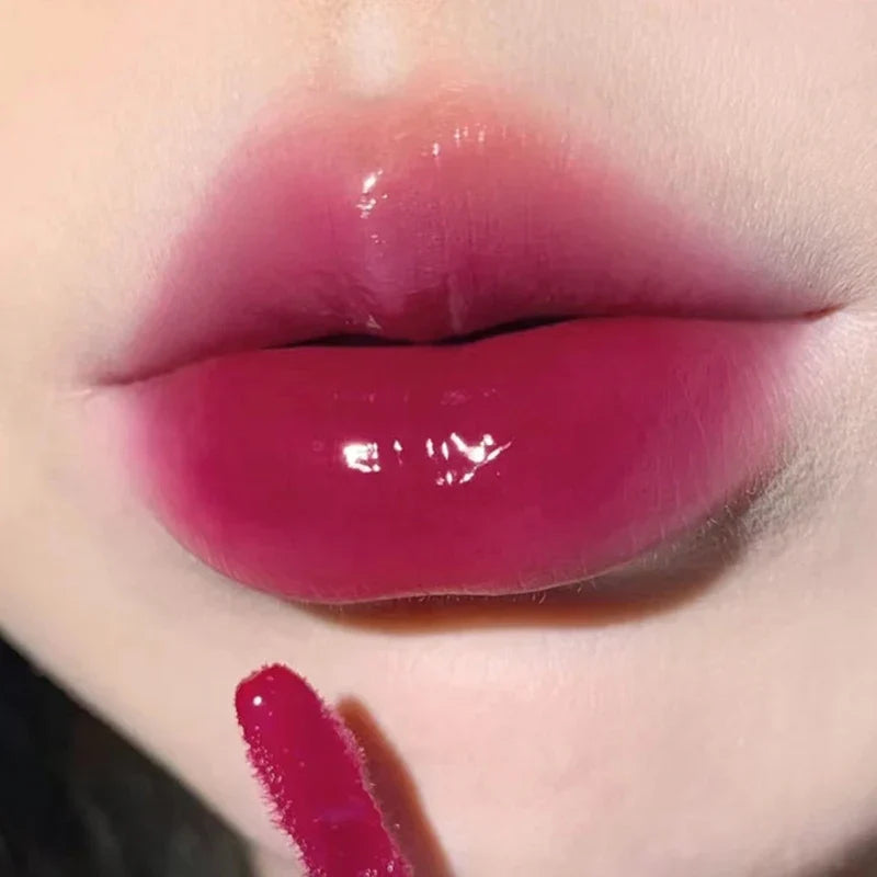 Glass-Like Lip Lacquer - Mirror Shine Hydrating Smudge-Proof Long-Wear Lip Gloss