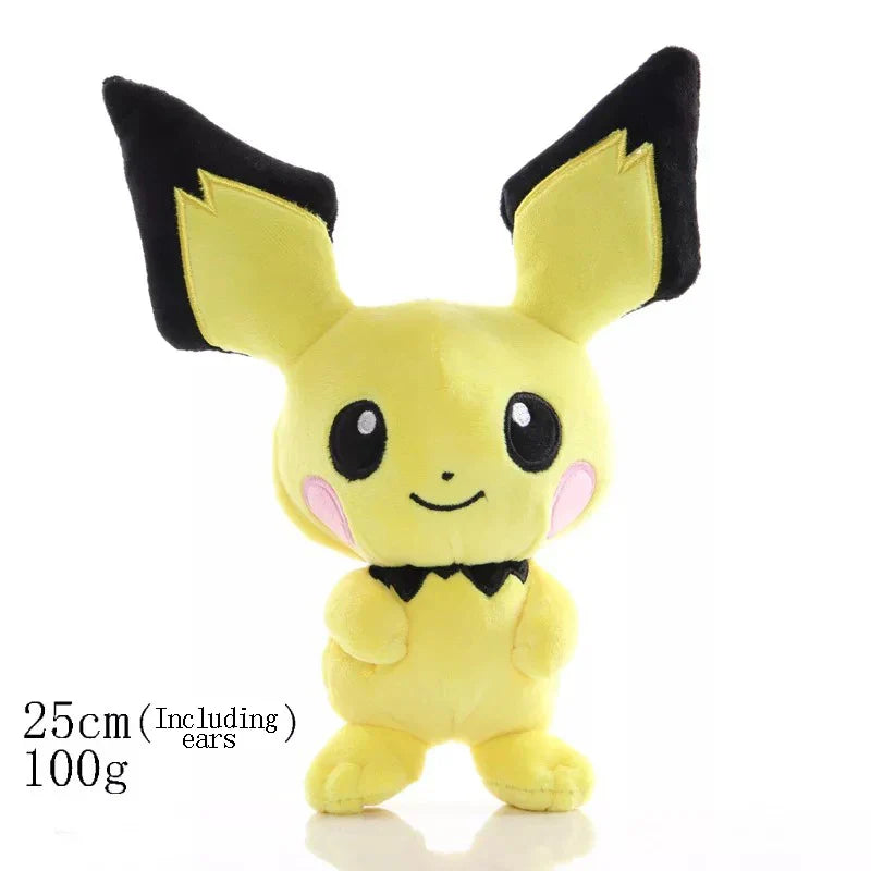 Pokemon Plush Toys Collection — Pikachu, Squirtle, Charmander, Bulbasaur, Charizard, Gengar & Mewtwo Stuffed Dolls for Kids Gifts