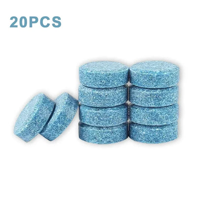 Car Windshield Washer Fluid Tablets | Concentrated Effervescent Wiper Cleaning Tablets for Windows & Kitchen