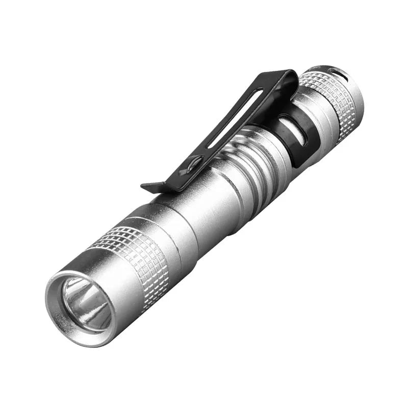Mini Portable LED Pen Light with Clip – Ultra Bright High Lumens Pocket Flashlight Torch for Camping, Outdoor & Emergency Use