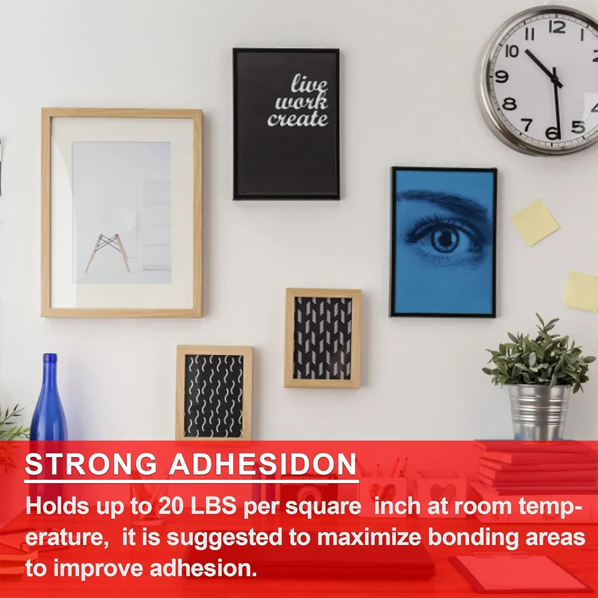 Extra Strong Double-Sided Acrylic Foam Tape – Waterproof, High-Temp Mounting Pad for Car & Home Use