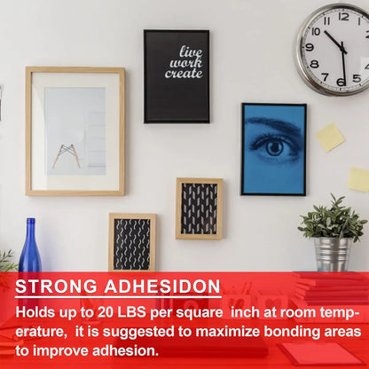 Extra Strong Double-Sided Acrylic Foam Tape – Waterproof, High-Temp Mounting Pad for Car & Home Use