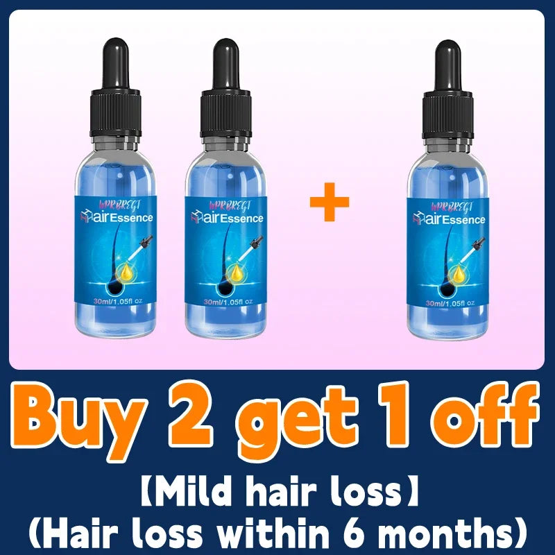 WPRBREGT Blue Hair Growth Serum — Essential Oil for Thicker Hair, Anti-Baldness Treatment