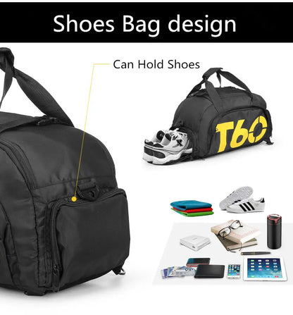 Gym Bag – Waterproof Ultralight Fitness & Sports Backpack for Men and Women, Portable Yoga and Outdoor Travel Bag