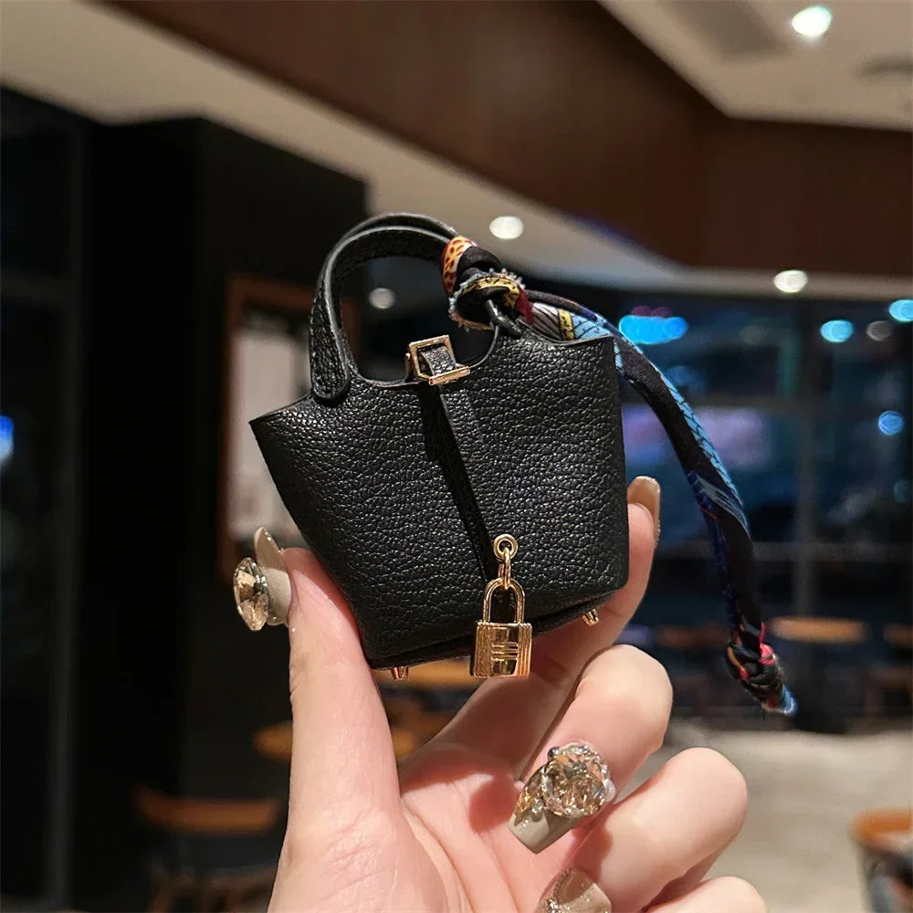 New Mini House Small Bag – Handheld Portable Bluetooth Earphone Bag, Zero Wallet, and Multifunctional Hand Rope Pouch