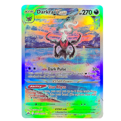 PKM Holographic Trading Cards – Charizard EX, GX, Rainbow Blastoise VMAX, Darkrai VSTAR for Collectors, Battles & Gifts