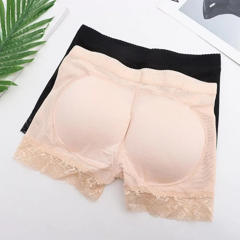 Women's Soft Breathable Butt Lifter Panties – High-Waist Push-Up Padded Cotton Underwear
