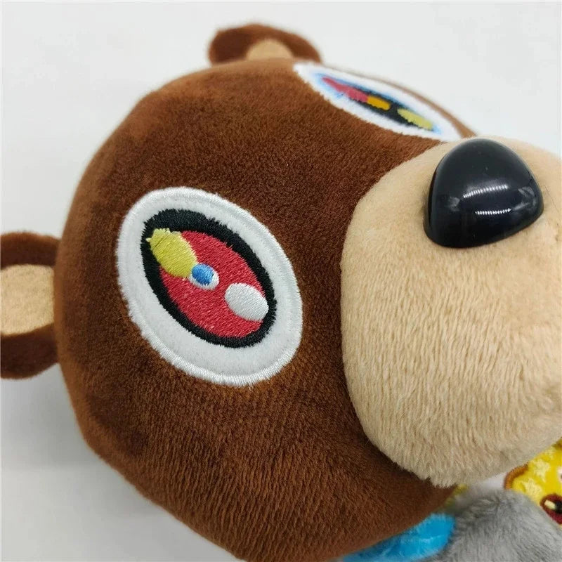 30cm Kawaii Kanye Dropout Bear Plush Toy – Soft Stuffed Teddy for Home Decor & Birthday Gift