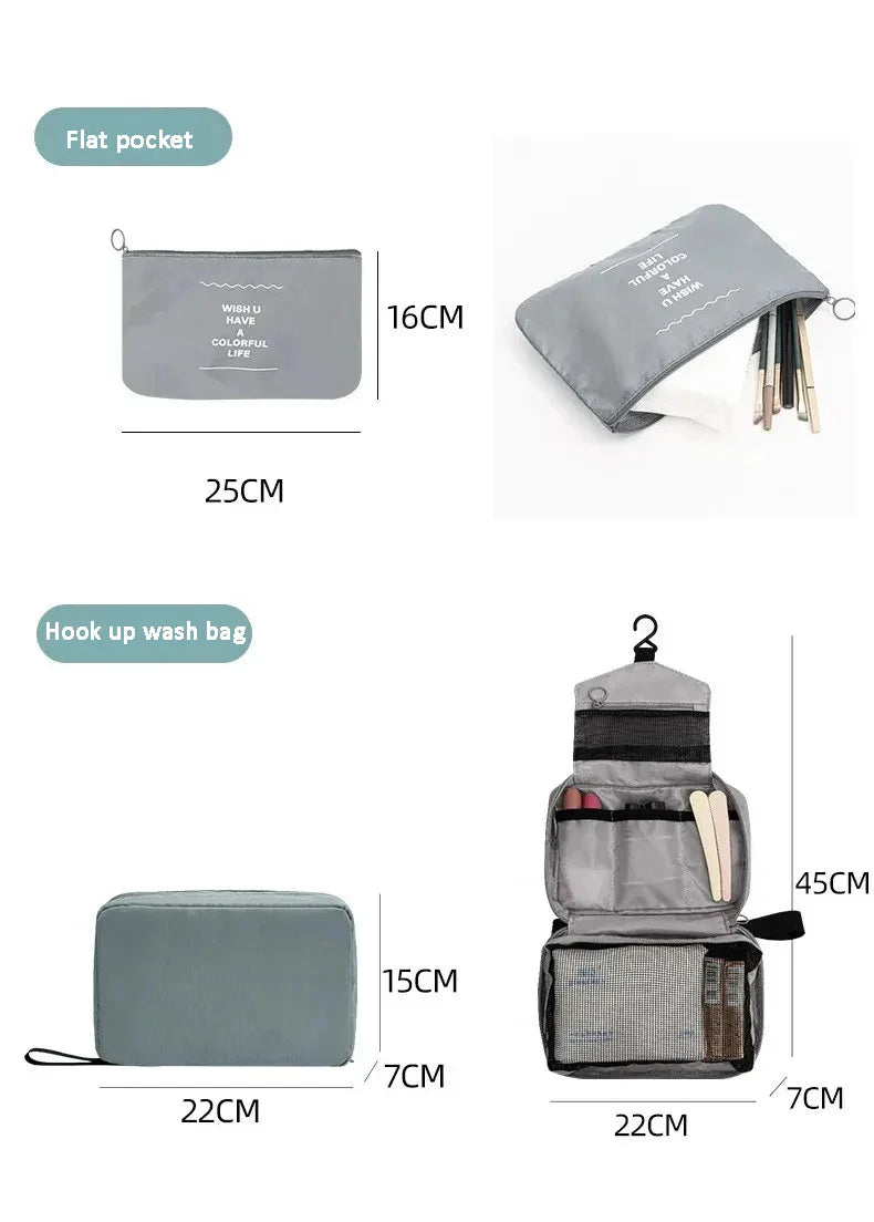 7–10 Pc Travel Organizer Storage Bags Set – Portable Packing Cubes for Suitcase, Clothes, Shoes & Luggage Tidy Pouch