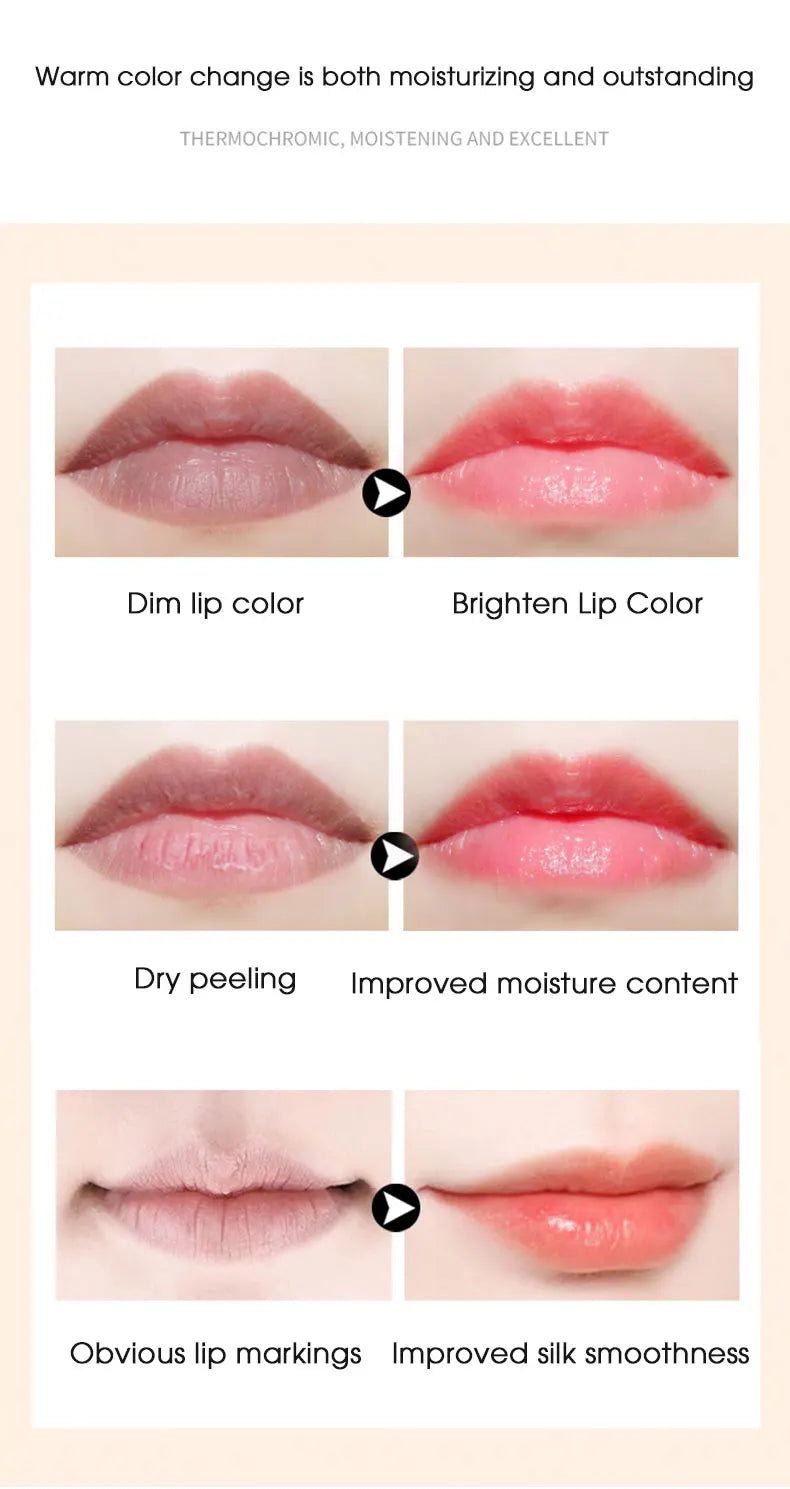Jelly Color-Changing Lipstick – Warm, Long-Lasting Moisturizing Lip Balm That Won’t Smudge