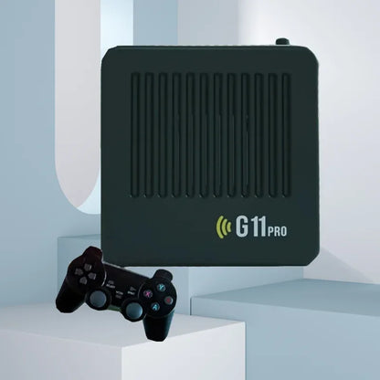 G11 Pro Retro Game Console 256GB – 60,000+ Built-in Games, 4K TV Game Stick with 2.4G Wireless Controllers (PS1/GBA)