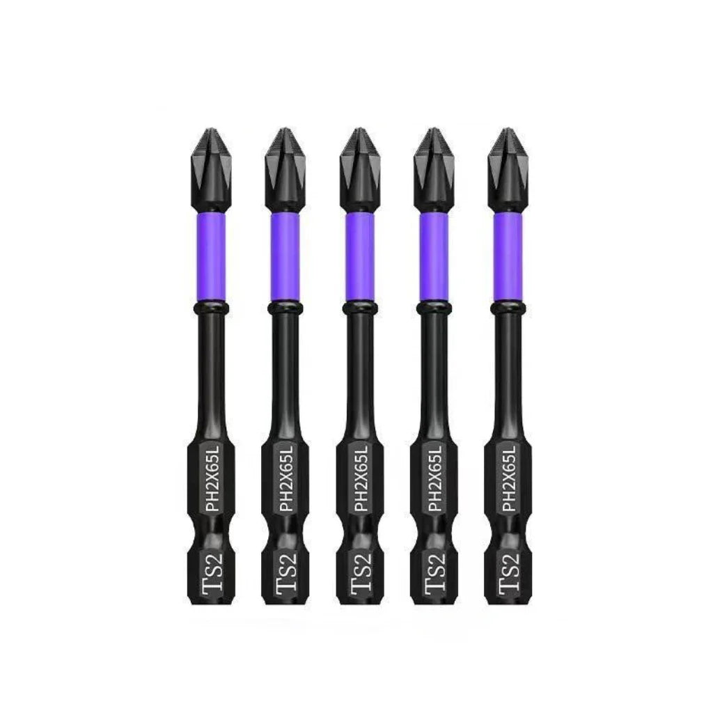 5–60PCS PH2 Magnetic Impact Driver Bit Set – Alloy Steel Cross Screwdriver Bits for Drill & Screw Driving Non-Slip Tool Kit