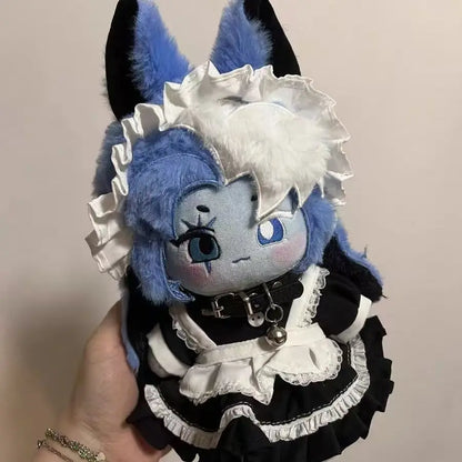 20cm Anime Game Shadow Milk Cookie Plush Doll – Kawaii Cotton Cosplay Toy Figure, Soft Cartoon Plush Gift