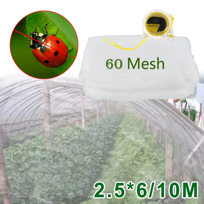 Garden Vegetable Insect Protection Net – 60 Mesh, Pest & Bird Control Cover for Plants, Vegetables, and Fruit