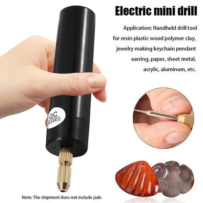 Handheld Mini USB Electric Drill Tool – DIY Engraving Pen for Epoxy Resin, Jewelry Making & Wood Craft