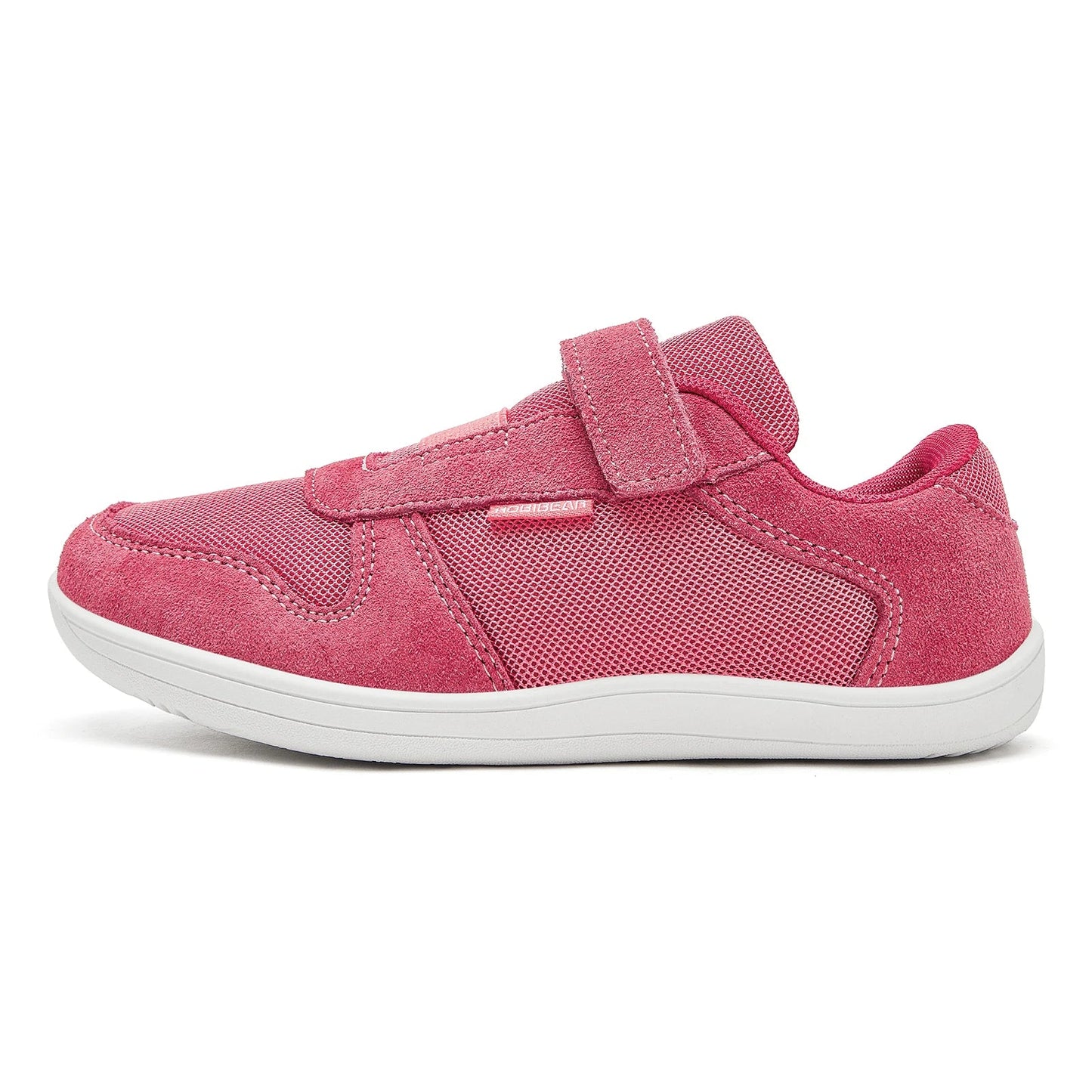 HOBIBEAR Kids Wide Toe Barefoot Shoes – Lightweight Minimalist Sneakers for Little & Big Kids, Hook & Loop Closure, Artificial Leather & Mesh