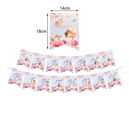 Pink Butterfly Fairy Party Tableware Set – Disposable Plates, Cups & Napkins for Birthday, Wedding & Baby Shower Decor