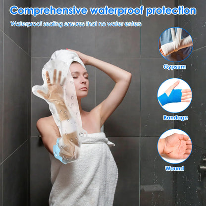 Waterproof Arm & Hand Shower Cast Cover – Adult Protective Sleeve for Wounds, Fractures & Bandages
