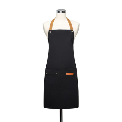 Waterproof Halter Apron – Unisex Kitchen Apron for Men & Women, Salon, Barbecue, Cleaning, Nail, and Roast Mandiles