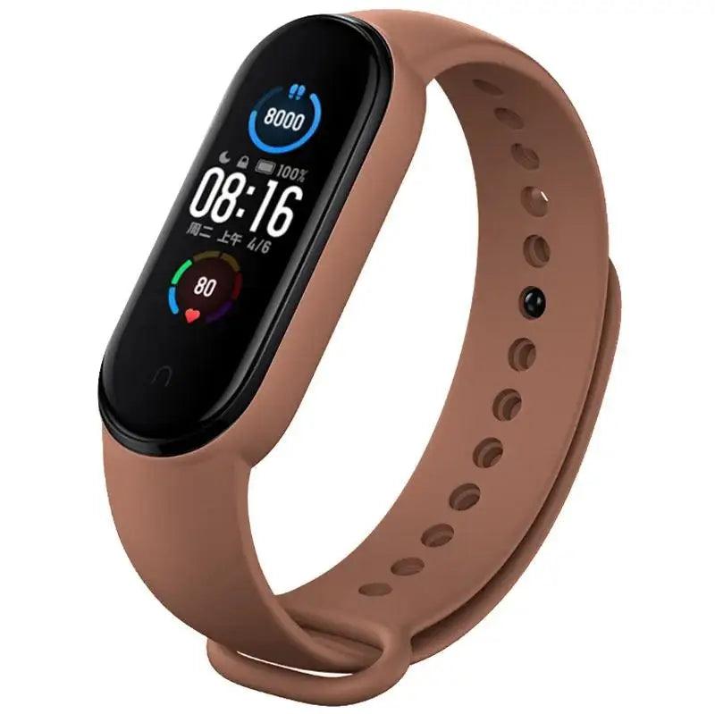 Silicone Watch Strap for Xiaomi Mi Band - Replacement Wristband Bracelet for Mi Band 3 4 5 6 7 Smartwatch Accessories