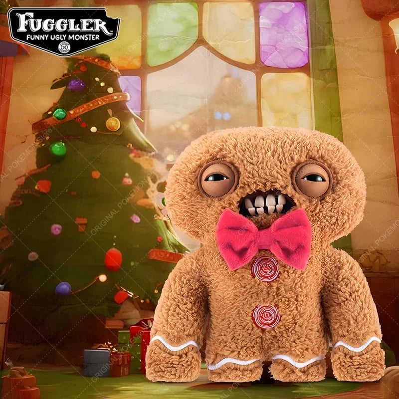 Original Fuggler Ugly Teeth Monsters Plush Toys – Butt Ugly Pets Snowman & Reindeer Dolls for Christmas & Kids Gifts