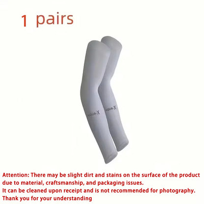 Breathable UV Sun Protection Arm Sleeves, 1/3 Pair Cooling Sports & Driving Outdoor Arm Guards for Summer Adventures