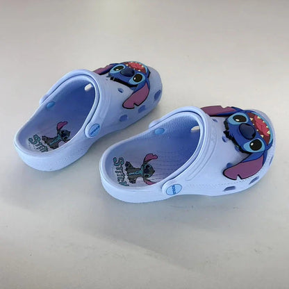 New Disney Lilo & Stitch Cartoon Beach Shoes – Non-Slip Breathable Casual Footwear for Boys, Girls & Adults