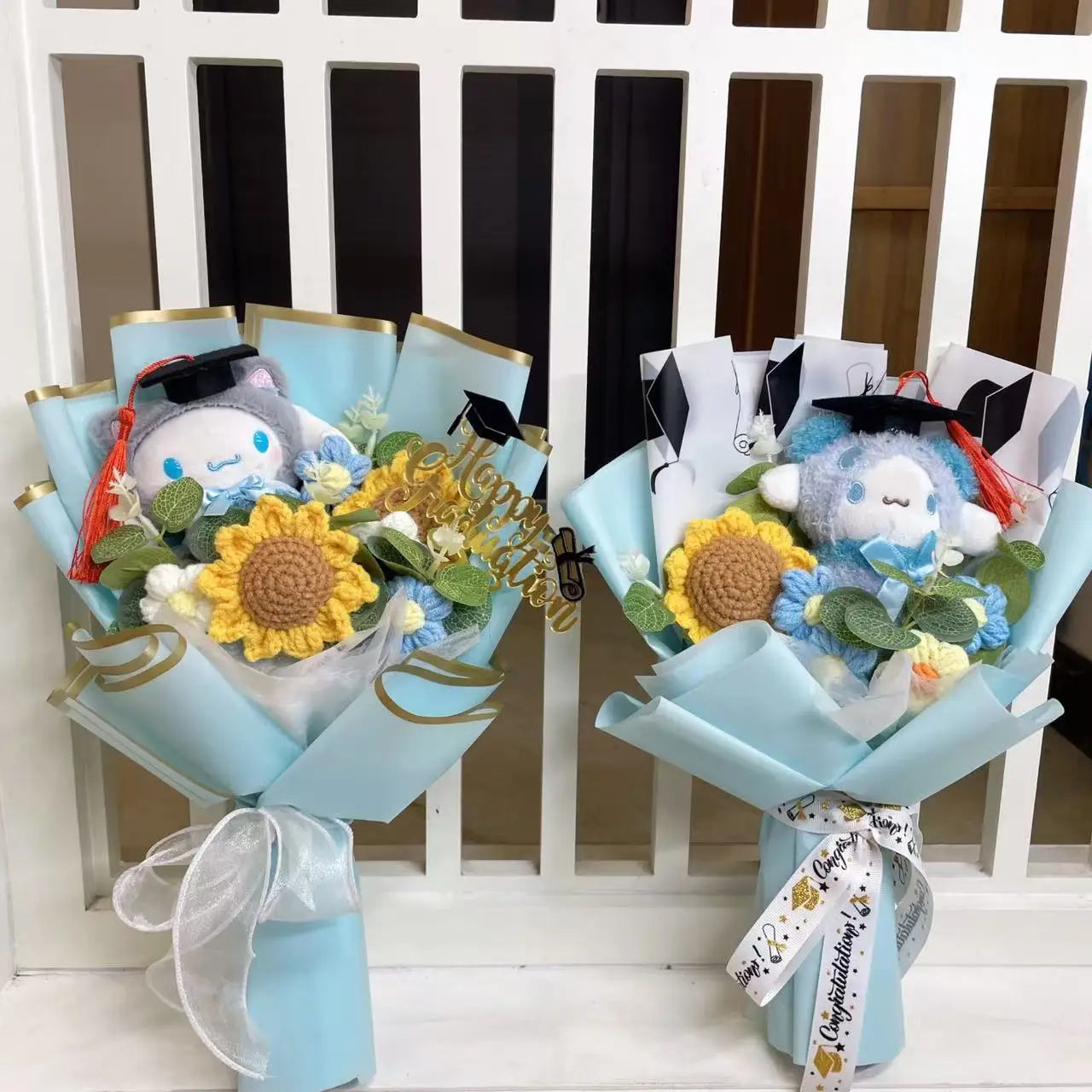 Anime Series Plush Toy Bouquet — Children’s Day, Birthday, Valentine’s & Graduation Gifts