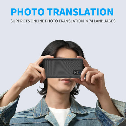 AI Language Translator Device – 138 Languages Two-Way Real-Time Voice Translation with ChatGPT Support for Travel & Business