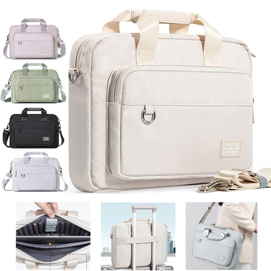 Universal Laptop Shoulder Bag for Men and Women - Fits 13, 14, 15.6 Inch Models Including MacBook Air/Pro and Surface - Compatible with Acer, ASUS, Toshiba