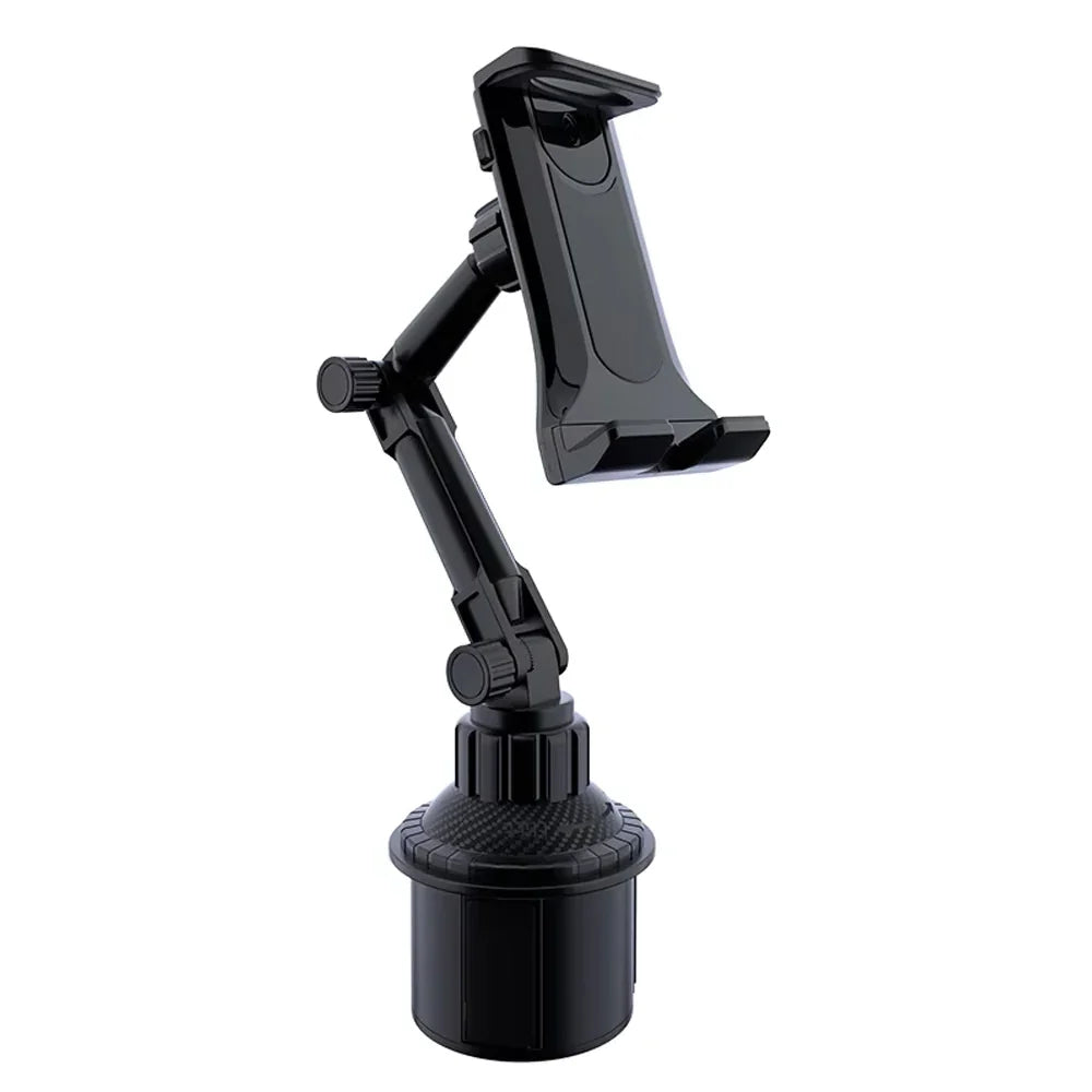 Universal Car Cup Holder Tablet Stand - Phone & iPad Mount for Smartphones and Devices Up to 11 Inch