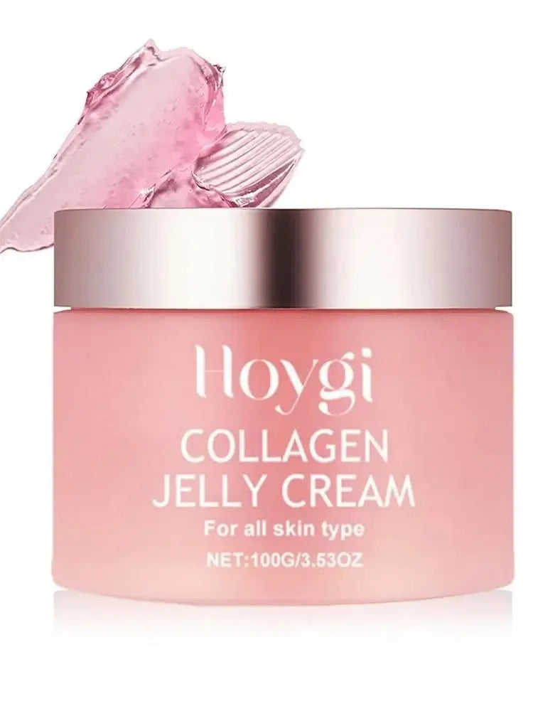 100g Collagen Jelly Face Cream – Nourishing Moisturizer, Pore Shrinking & Comedone Removal, Korean Skin Care