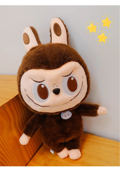 60cm Labubu Cute Rabbit Ragdoll Plush Toy – Soft Mink Fur Cartoon Pillow for Kids Christmas Gift