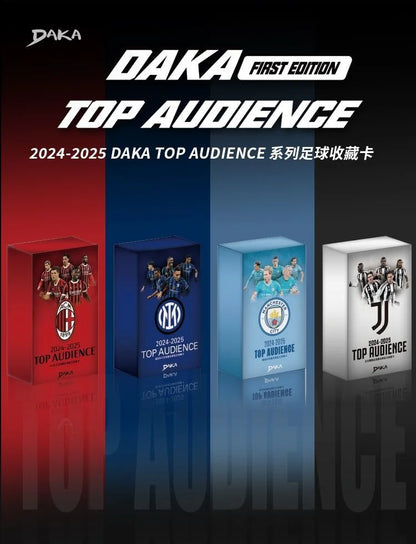 Daka 2024-2025 Football Trading Cards – Manchester City, Juventus, AC Milan, Inter Milan Official Box Gift
